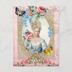 Marie Antoinette Porträt Postkarte Versailles