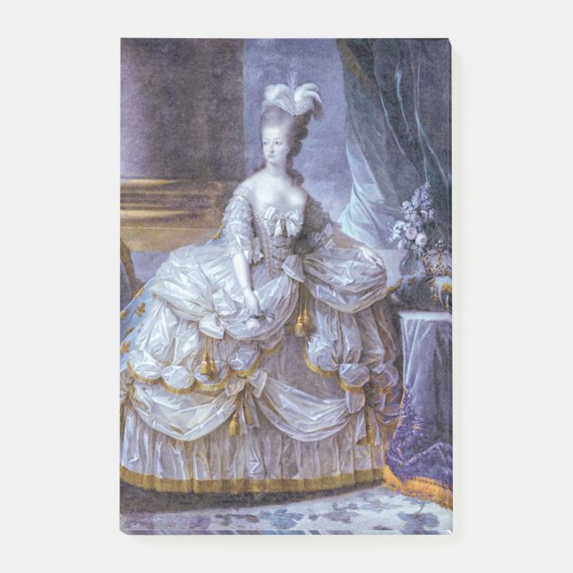 Marie Antoinette Post-it Klebezettel (Vorderseite)
