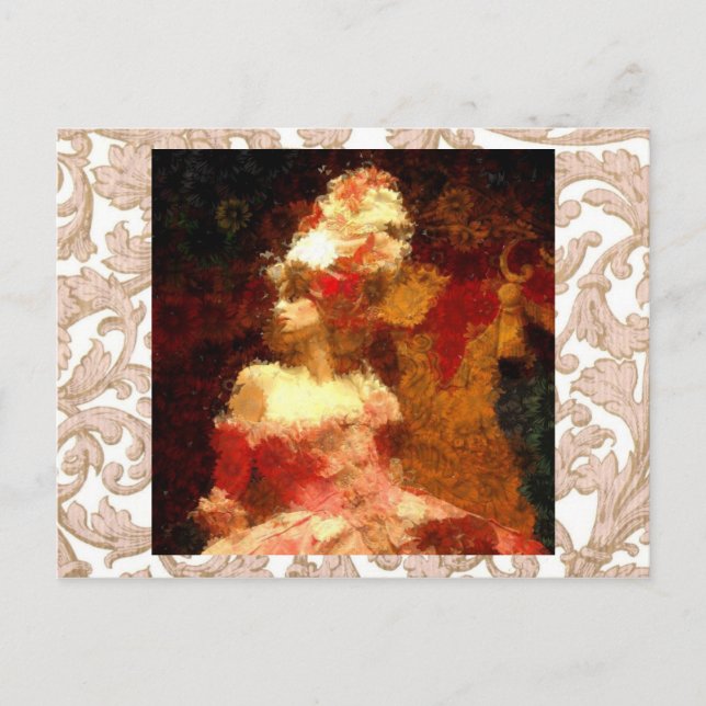 Marie Antoinette Postkarte (Vorderseite)