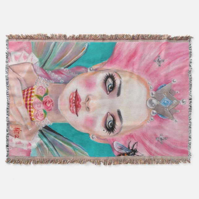 Marie Antoinette Queen Bee Lasse Kuchen Decke (Vorderseite)