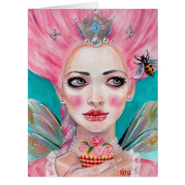 Marie Antoinette Queen Bee - lasse sie Kuchen esse (Vorderseite)