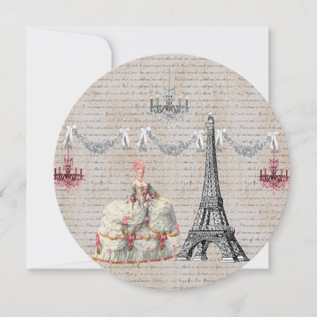 Marie Antoinette Queen of France Joyeux Weihnachte Dankeskarte (Vorderseite)