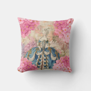 Marie Antoinette Redoute Flowers Lance Oreiller
