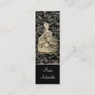 Marie Antoinette Robe Extravagante ~ Carte de visi