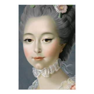 Marie Antoinette – Romantic Rococo Portrait Fotodruck