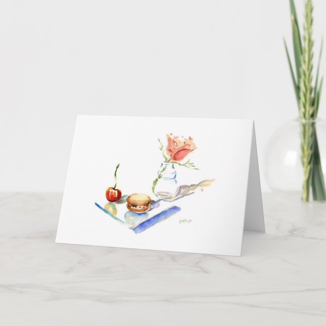 Marie- Antoinette Rose Karte (Vorderseite)