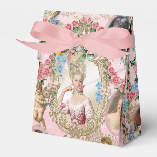 Marie Antoinette  Rose of Versailles Favor Box Geschenkschachtel (Vorderseite)