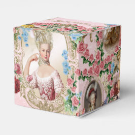 Marie Antoinette  Rose of Versailles Favor Box sq Geschenkschachtel