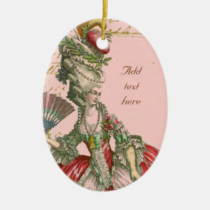 Marie Antoinette Schmuck Keramikornament