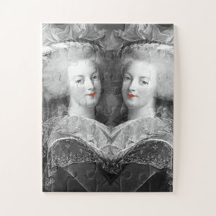 Marie Antoinette, schwarz-weiß,