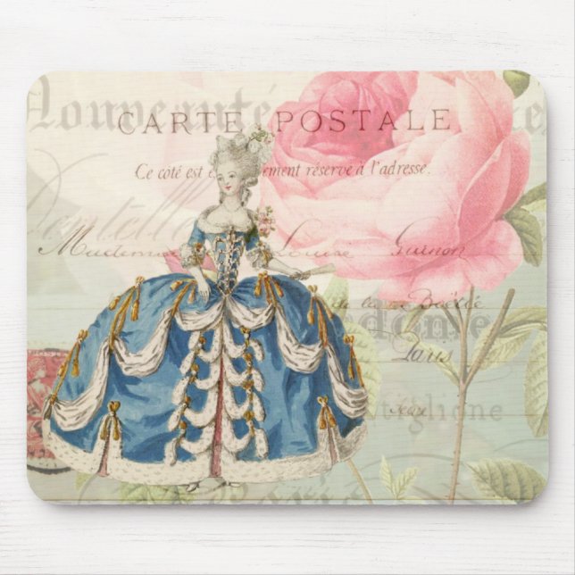 Marie Antoinette Shabby Mousepad (Vorne)