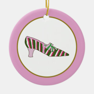 Marie Antoinette Shoe Keramik Ornament