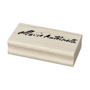 Marie Antoinette Signature Gummistempel