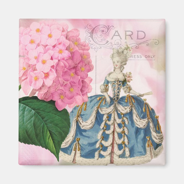 Marie Antoinette Square Magnet (Vorne)