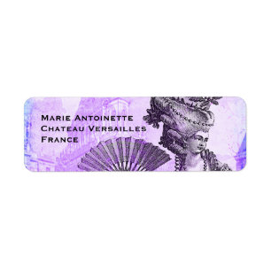 Marie Antoinette u. Versailles-Schloss in Lila