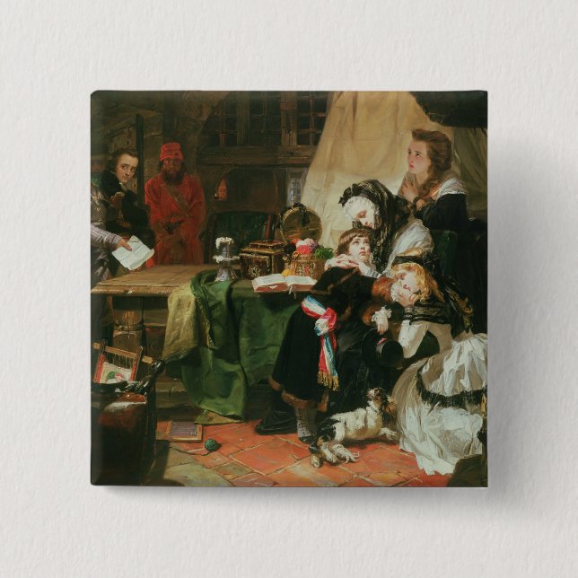 Marie Antoinette und ihre Kinder Button (Vorderseite)