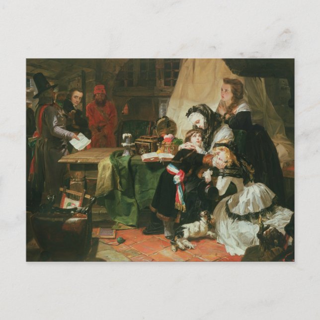 Marie Antoinette und ihre Kinder Postkarte (Vorderseite)