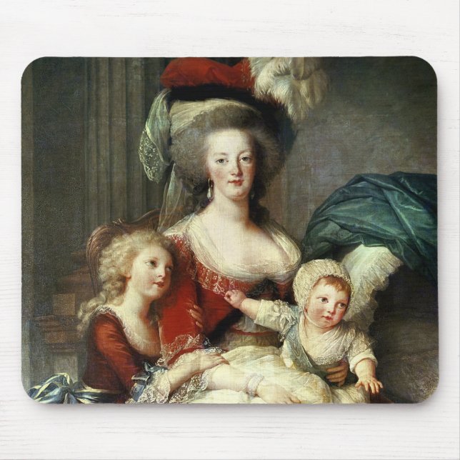 Marie-Antoinette und ihre vier Kinder, 1787 Mousepad (Vorne)