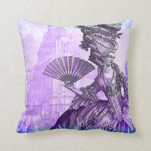 Marie Antoinette Versailles lila Dunst-Kissen Kissen