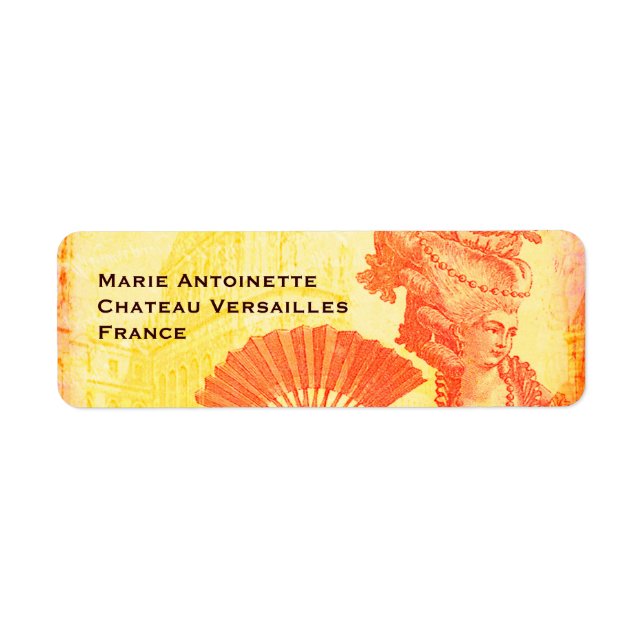 Marie Antoinette & Versailles Orange Crush Sunset (Vorne)