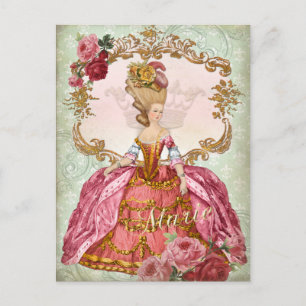 Marie Antoinette Verseilles Königin Postkarte