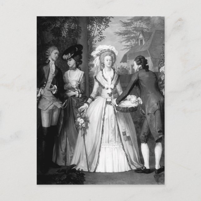 Marie-Antoinette von Habsburg-Lothringen Postkarte (Vorderseite)