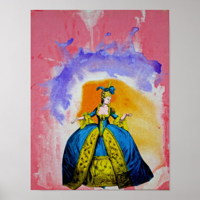 Marie Antoinette von Michael Moffa Poster (Vorne)
