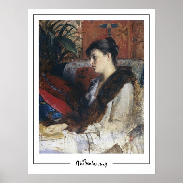 Marie Bashkirtseff Zedign Art Poster #4 (Vorne)