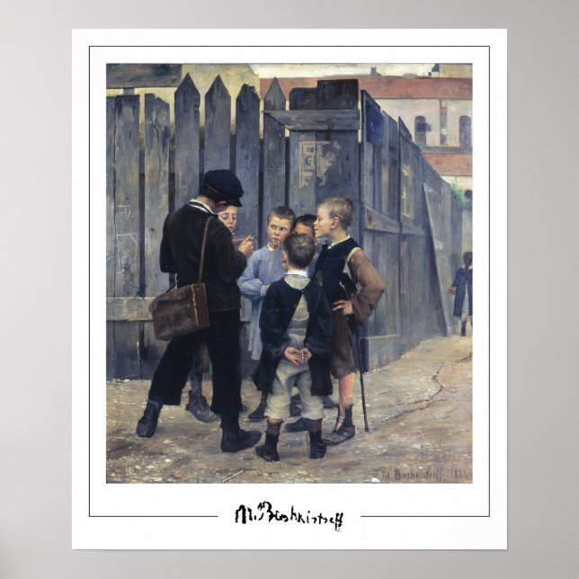 Marie Bashkirtseff Zedign Art Poster #5 (Vorne)