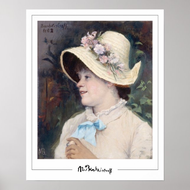 Marie Bashkirtseff Zedign Art Poster #6 (Vorne)