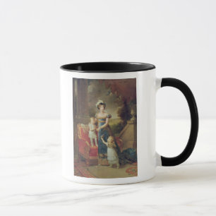 Marie-Caroline de Bourbon mit ihren Kindern Tasse