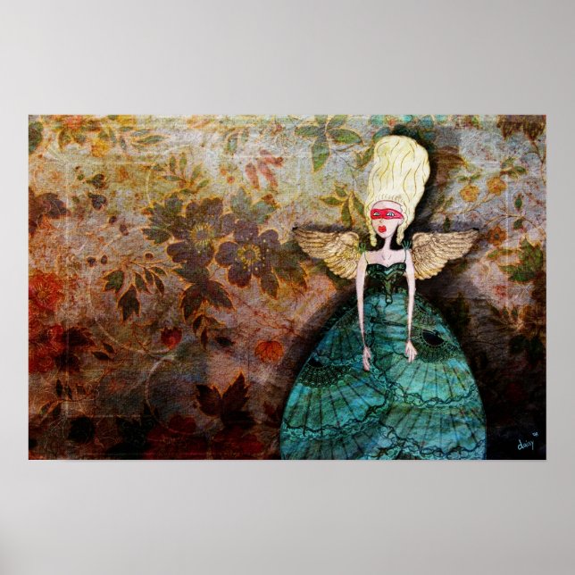 Marie Collage Print Poster (Vorne)