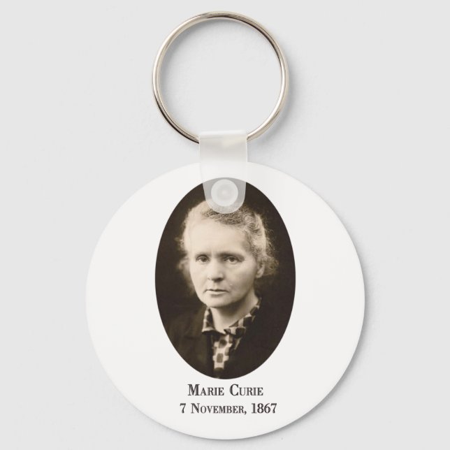 Marie-Curie Keychain Schlüsselanhänger (Vorderseite)