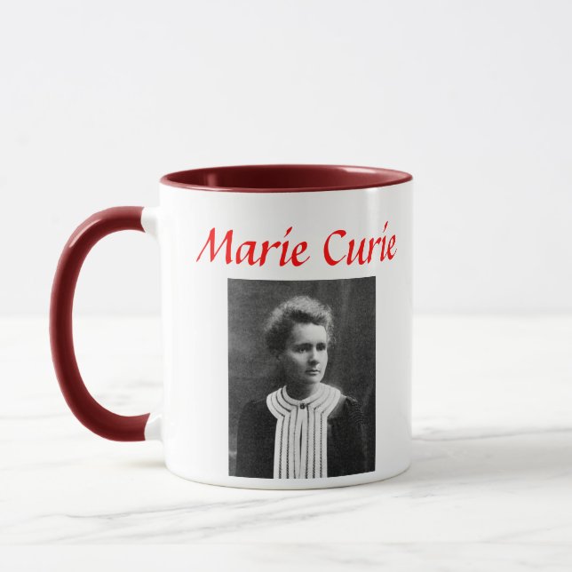 Marie Curie Portrait Tasse (Links)
