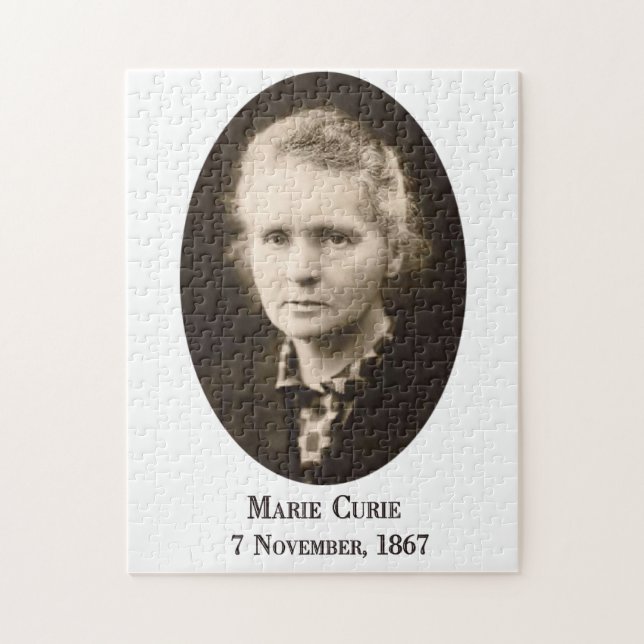 Marie Curie-Puzzlespiel (Vertikal)