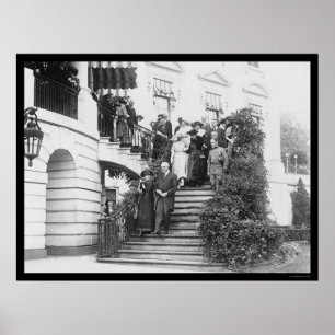 Marie Curie und Präsident Harding 1922 Poster