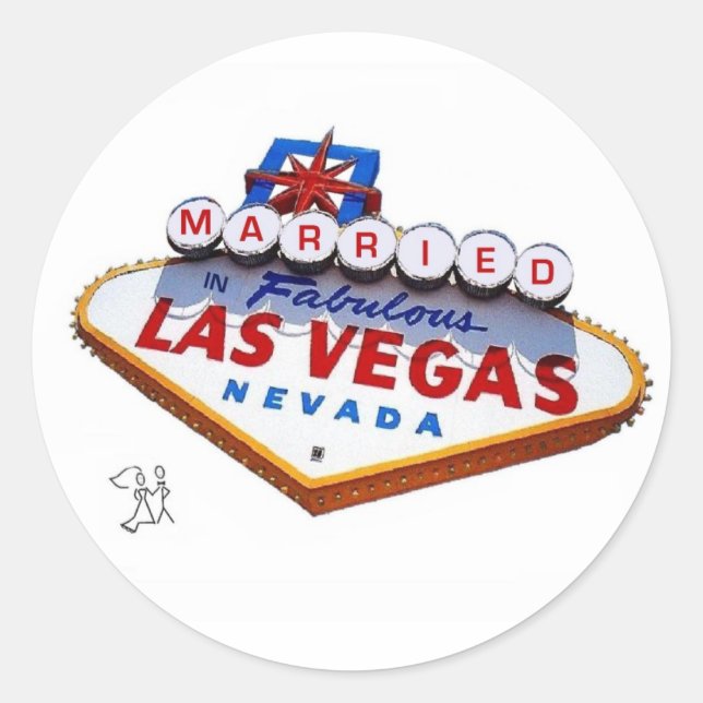 MARIÉ Dans Fabulous Las Vegas Sticker (Devant)