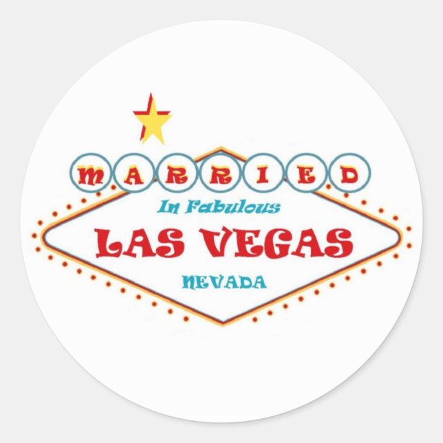 MARIÉ Dans Fabulous Las Vegas Sticker (Devant)