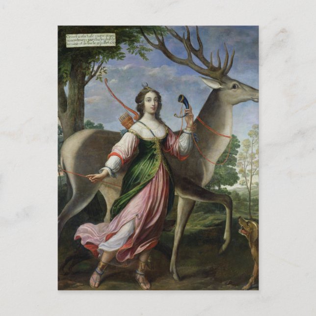 Marie de Rohan-Montbazon Duchess von Chevreuse Postkarte (Vorderseite)