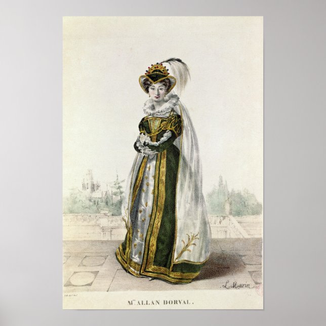 Marie Dorval in "Marion Delorme" von Victor Poster (Vorne)