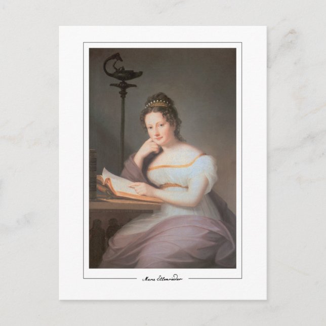 Marie Ellenrieder #1 - Kunsthistorkarte Postkarte (Vorderseite)