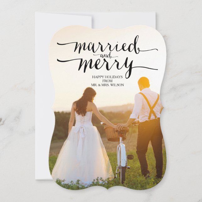MARIÉ ET JOYER | CARTE PHOTO VACANCES (Devant)