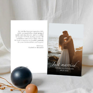 marié   Faire-part photo Mariage