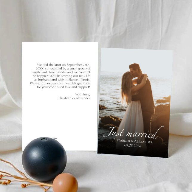 marié | Faire-part photo Mariage (Créateur téléchargé)