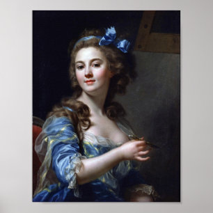 Marie-Gabrielle Capet : Selbstportrait (1783) Poster