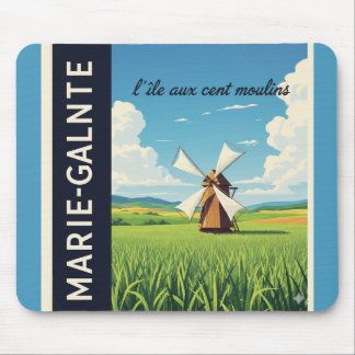 Marie-Galante Mausmatte Moulin Guadeloupe Mousepad