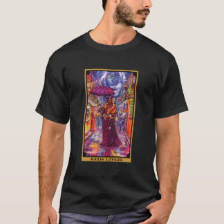 Marie Laveau Gerechtigkeit Tarotkarte Voodoo Hexe T-Shirt