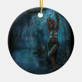 Marie Laveau Keramik Ornament