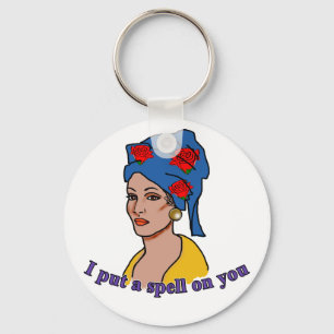 Marie Laveau setzte ich einen Bann auf Sie Schlüsselanhänger
