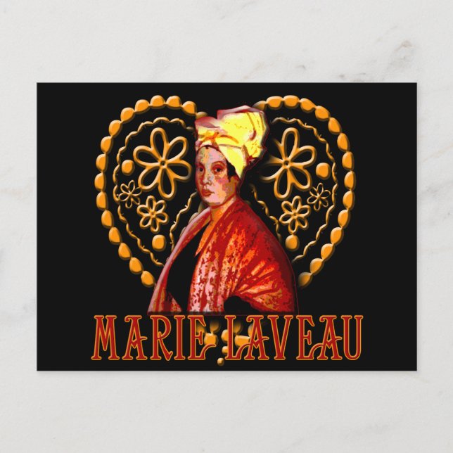 Marie Laveau Voodoo Hohepriestes Postkarte (Vorderseite)